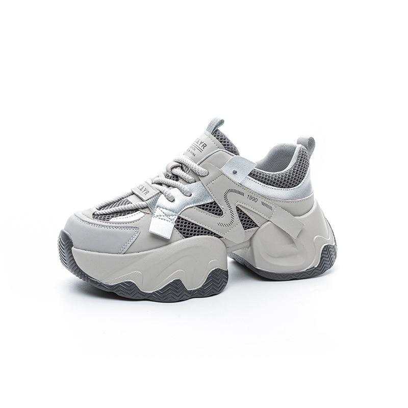Daddy Shoes Girl 2025 New Popular Lace-up Trend Ins College Style Sports Versatile Platform Fashion Women's Shoes