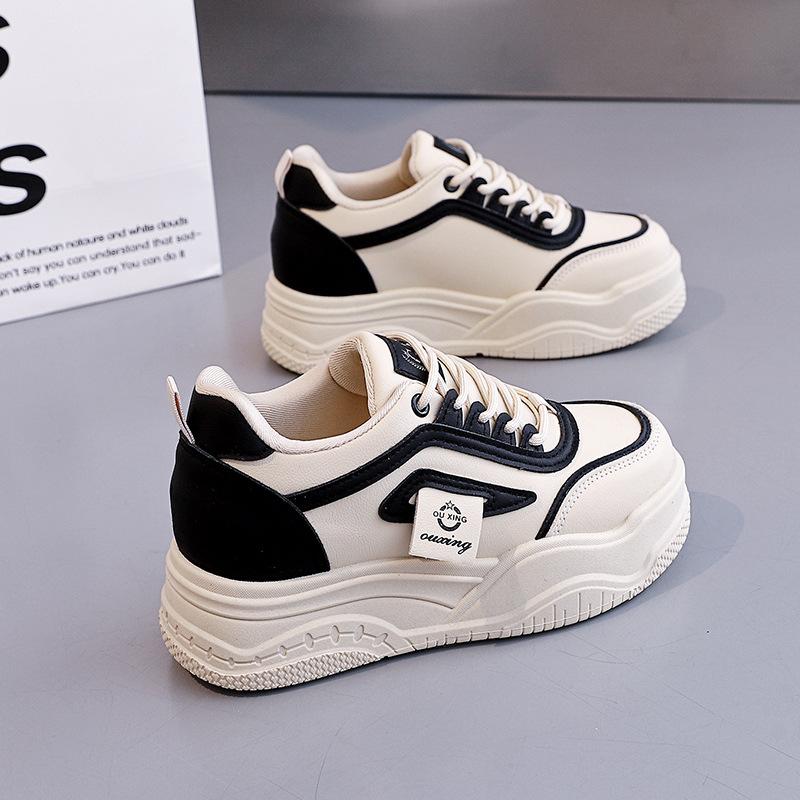 Spring new platform sports board shoes female ins student versatile casual shoes HXQ