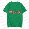 Moo Deng Anime Shirt Baby Pygmy Hippo Moo Deng T-shirts for Women Men Merry Christmas Trendy Costume Short Sleeve Tshirts Tops