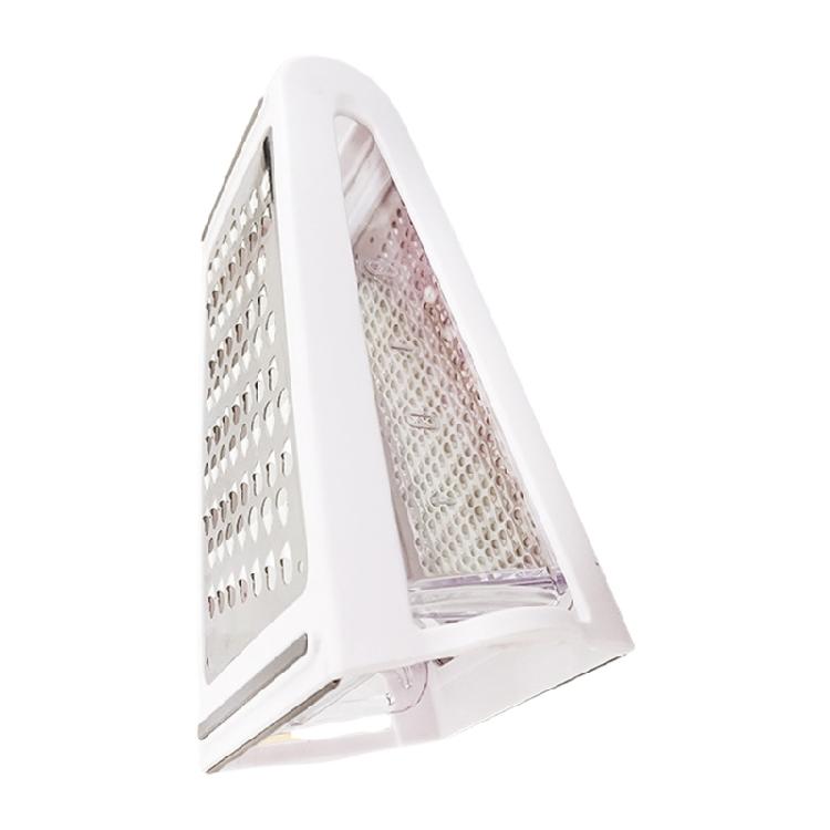 Efficient Double Cutter Grater for Quick and Uniform Food Processing with Stable Construction and User Friendly Handle