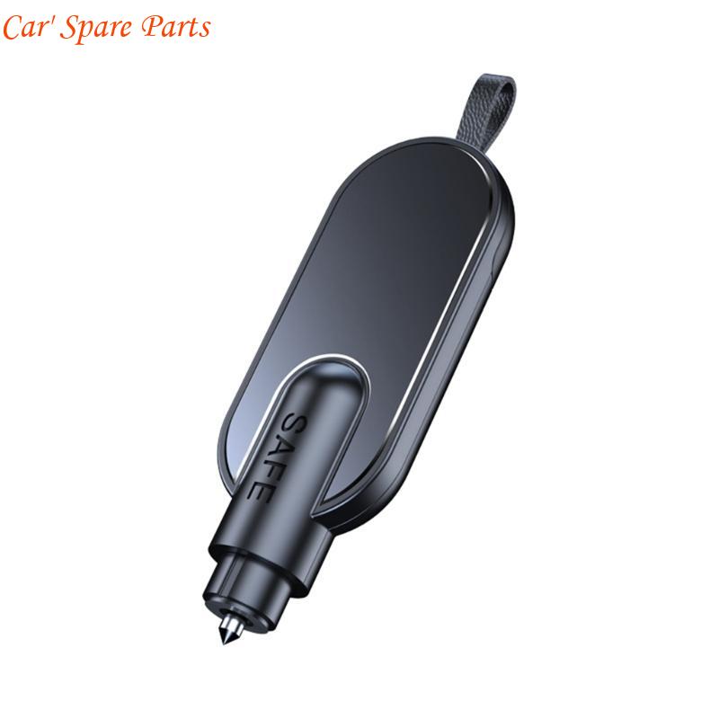

Y4UA Car Safety Hammer Auto Emergency Escape Tool Glass Breaker & Seatbelt Cutter чёрный