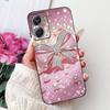For Motorola Moto G06 Case 6.88" Popular Marble Bowknot Soft Black Silicone Cover For Moto G06 Power G 06 XT2535-1 XT2535-2 Capa