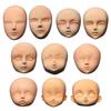 3D Dolls Head Baby Face Mold Silicone Cake Mold Model Handmade Soap Clay Plaster Mold Fondant Chocolate Sugar Craft Mold