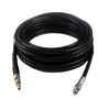 YUET 15 M High Pressure Washer Drain Pipe Cleaning Hose Cleaner Set with Adapter, Hose Unblocking Sewer Injector, Rotating Nozzle Replacement for Karc