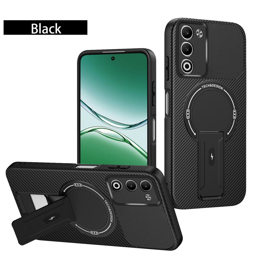For OPPO A5 Case OPPO A5 5G Phone Case Oppo A5 4G Cover Oppo A5 2026 Magnetic Mounting Bracket Protect Back Cover