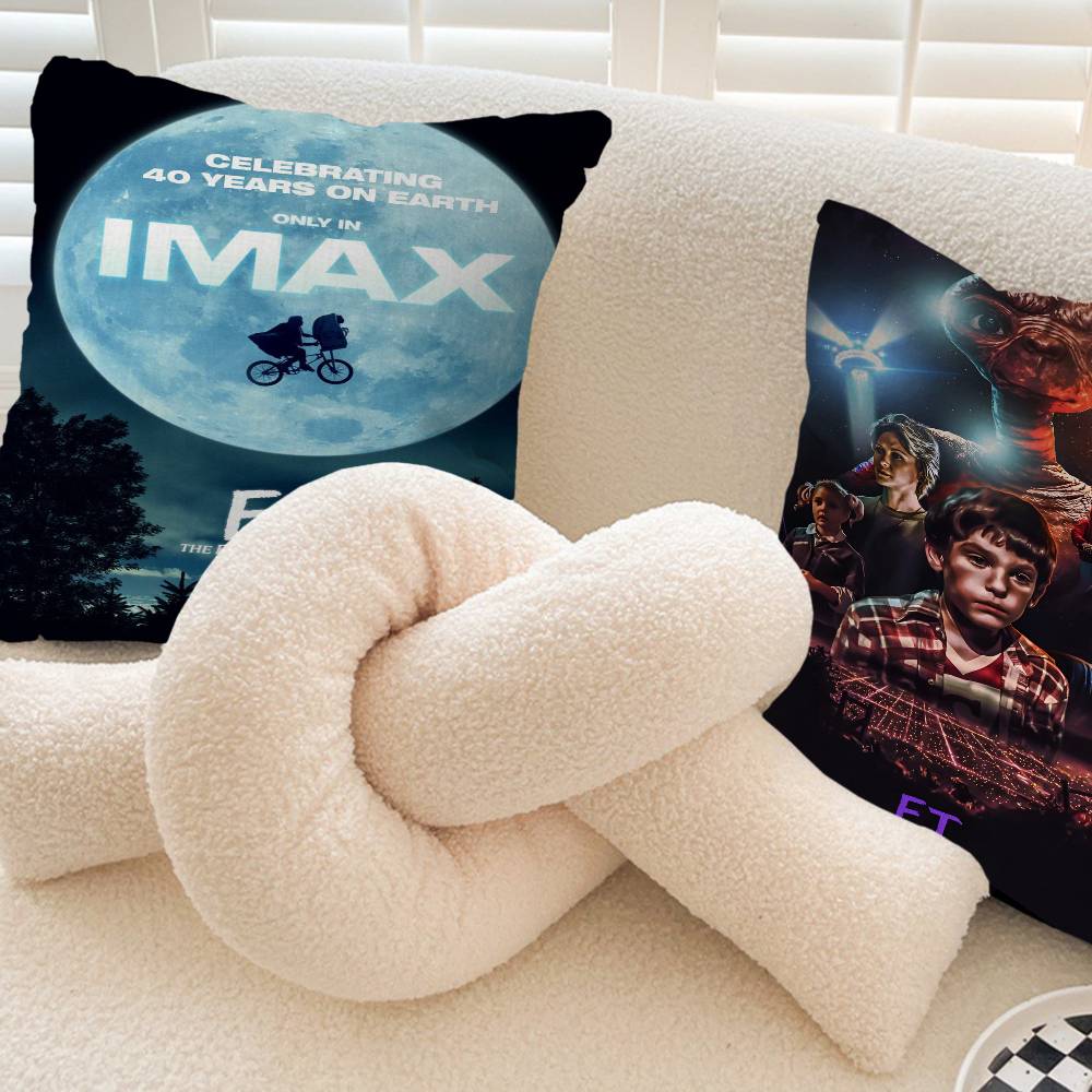 Movie E.T. The Extra-Terrestrial Personalized picture text home decorative pillows Household Gifts 45x45cm