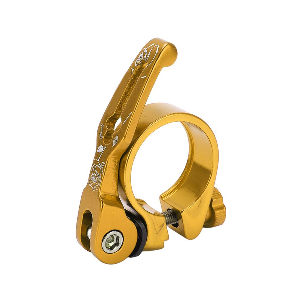 VIARON Велосипедный быстросъемный зажим подседельного штыря Алюминиевый сплав 34.9ММ Зажим для седла для горного велосипеда Шоссейного велосипеда