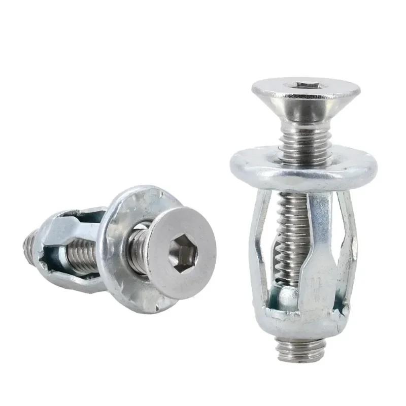 50Pcs Petal Shape Rivet Nut Screw Bolt Kit Expansion Metal Rivetnut Panel License Plate Clamp Lock Jack Nuts M4 M5 M6 M8