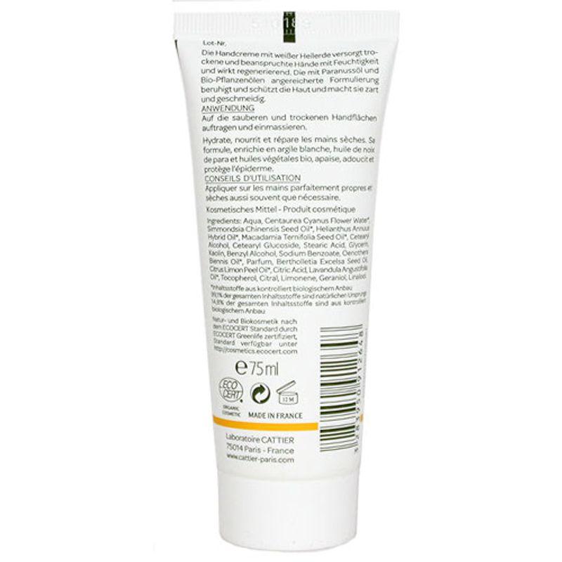 CATTIER Crème Manteau White Clay Hand Cream 75ml