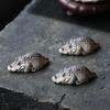 Charming Little Crocodile Tea Set Resin Ornament for Kids' Room