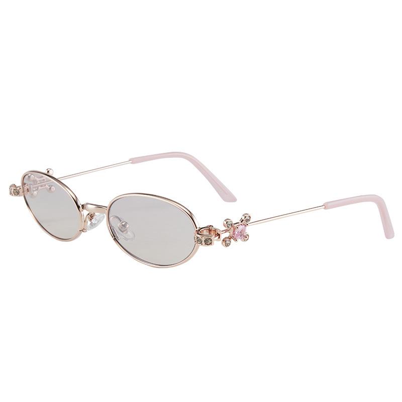Fashion Metal Women'S Sunglasses, Trendy Versatile Sunglasses, Uv Protection Sunglasses
