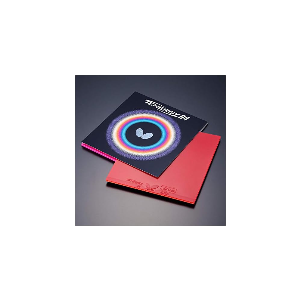 Butterfly Tenergy 64 Red Table Tennis Rubber 2.1mm Thickness