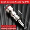 Pressure Fed Airless Sprayer Nozzle Stainless Steel Paint Nozzle  Putty Application
