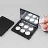 6 Fächer Leere Lidschattenpalette Make-up Aufbewahrungsbox Lidschatten Schälchen Behälter DIY Make-up Anfänger Aufbewahrungsbox Werkzeuge