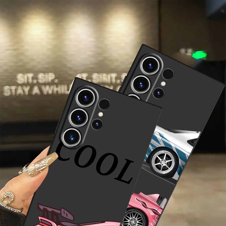 Cool Car Case for Samsung Galaxy S25 S24 Plus Note 20 8 9 10 S26 S10 S9 S20 Ultra S23 S21 FE Funda Phone Cover