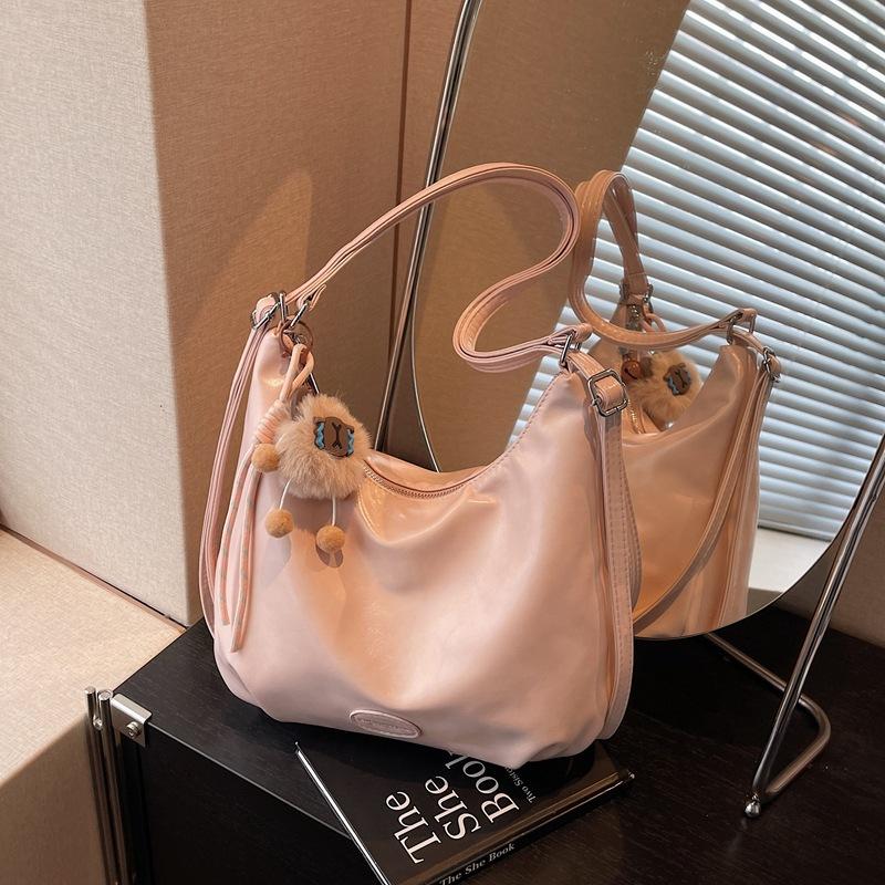 Tote Bag Women's Large Capacity 2025 New Casual Versatile Shoulder Messenger Commuter Bag Multi-functional Korean Version Backpack