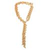 European & American Wheat Ear Y-Shaped Long Tassel Pendant Necklace for Banquet or Fashion Show