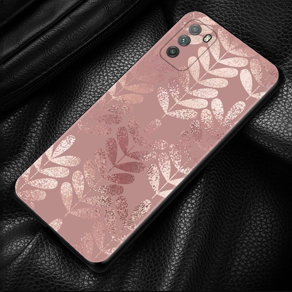 

Золотой Розовый Розовый Блестящий Чехол с Сердечками Для Xiaomi Mi Poco X3 Pro F3 X3 GT M3 X3 NFC F1 M3 Pro 5G F3 GT Черный Чехол Coque Shell Mi Pocophone F1