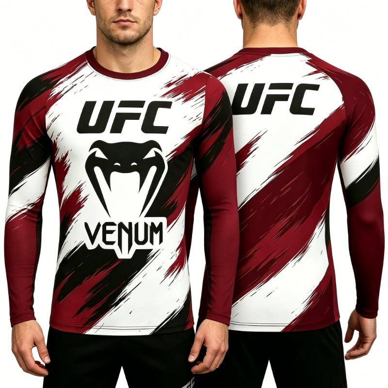 T-shirt de compression à manches longues pour l'entraînement, le fitness, l'exercice, respirant, à séchage rapide, haut athlétique