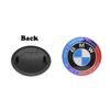 BMW M Car Logo Emblem 1/2pcs 82mm 74mm Compatible with E46 E36 E34 F10 E90 F30 E60 F30 E53 E30 E92 for Front Hood And Rear Trunk fsdf08