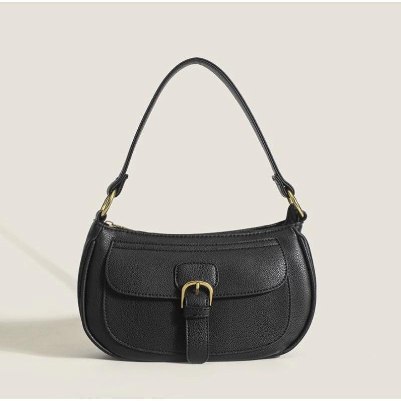 IELGY Ladies Underarm Bag Fashion Retro Portable Small Square Bag