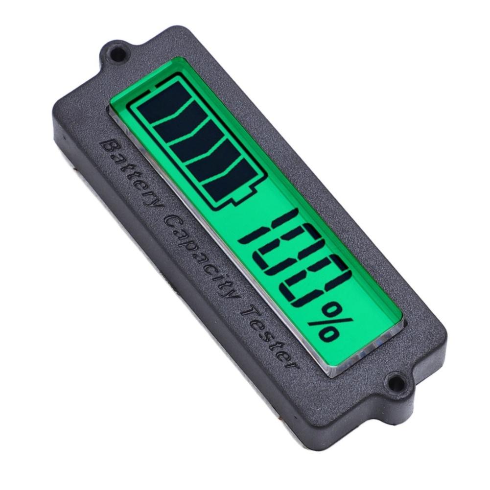 Power Percentage LCD Battery Meter For Battery Monitoring 48V Voltage Measurement Range Percentage Display Mode