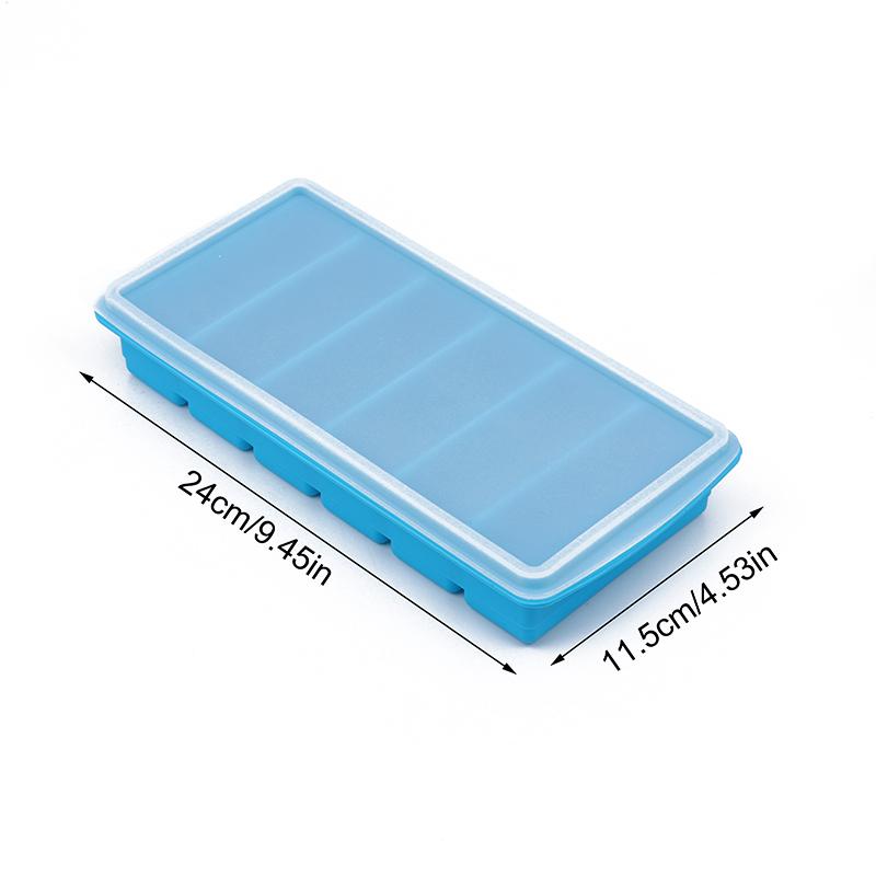 6 Grids Long Ice Cube Tray Mold Kitchen Reusable Silicone Ice Cube Mold Bpa Free Ice Maker Food Grade Silicone Ice Cubes Mould
