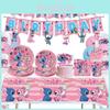 Lilo Stitch Birthday Party Decorations Supplies Banner Cake Topper Balloons