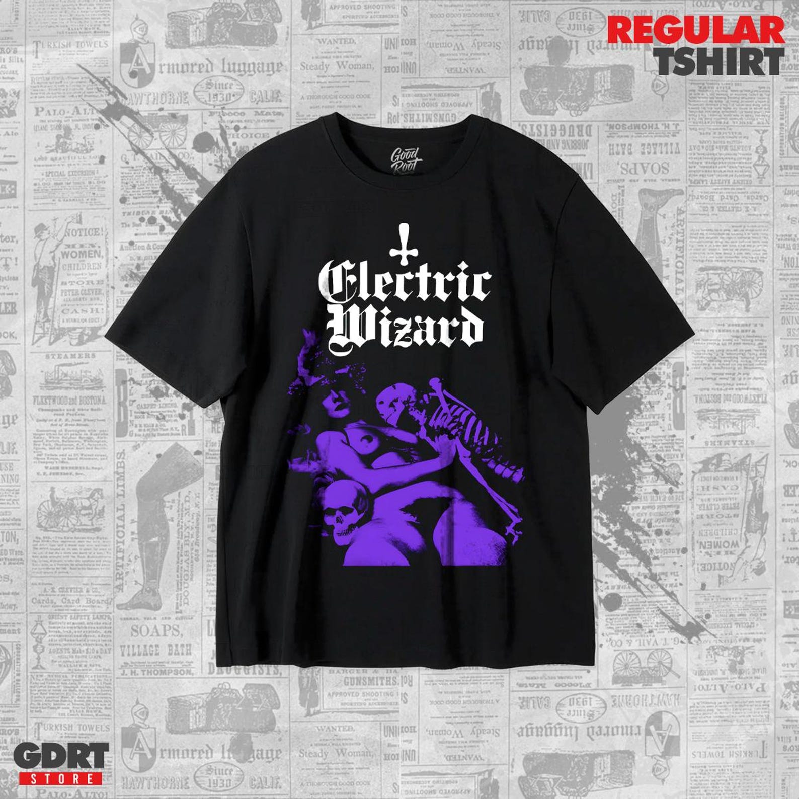 Electric Wizard T shirt - We Live Albums - Unisex Heavy Shirt 3XL