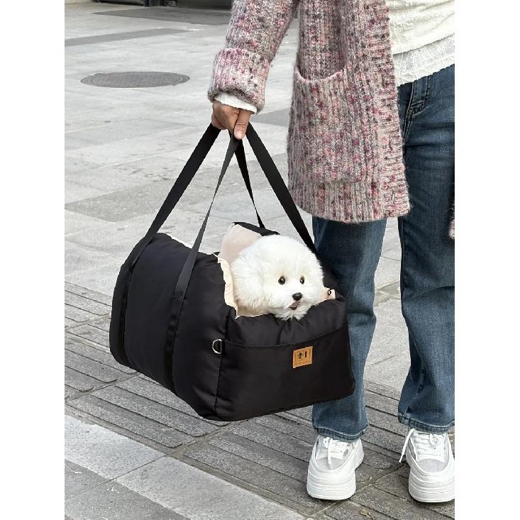 Dog Car Seat with Safety Belt Four Season Universal Pet Ooster Nest Cushion Washable Dogs Cats Sofa Bedding Travel Mattress