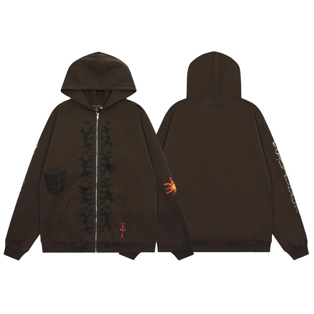 Outfit Trendy Hip Hop Travis Scott Collaborazione Felpa e Pantaloni
