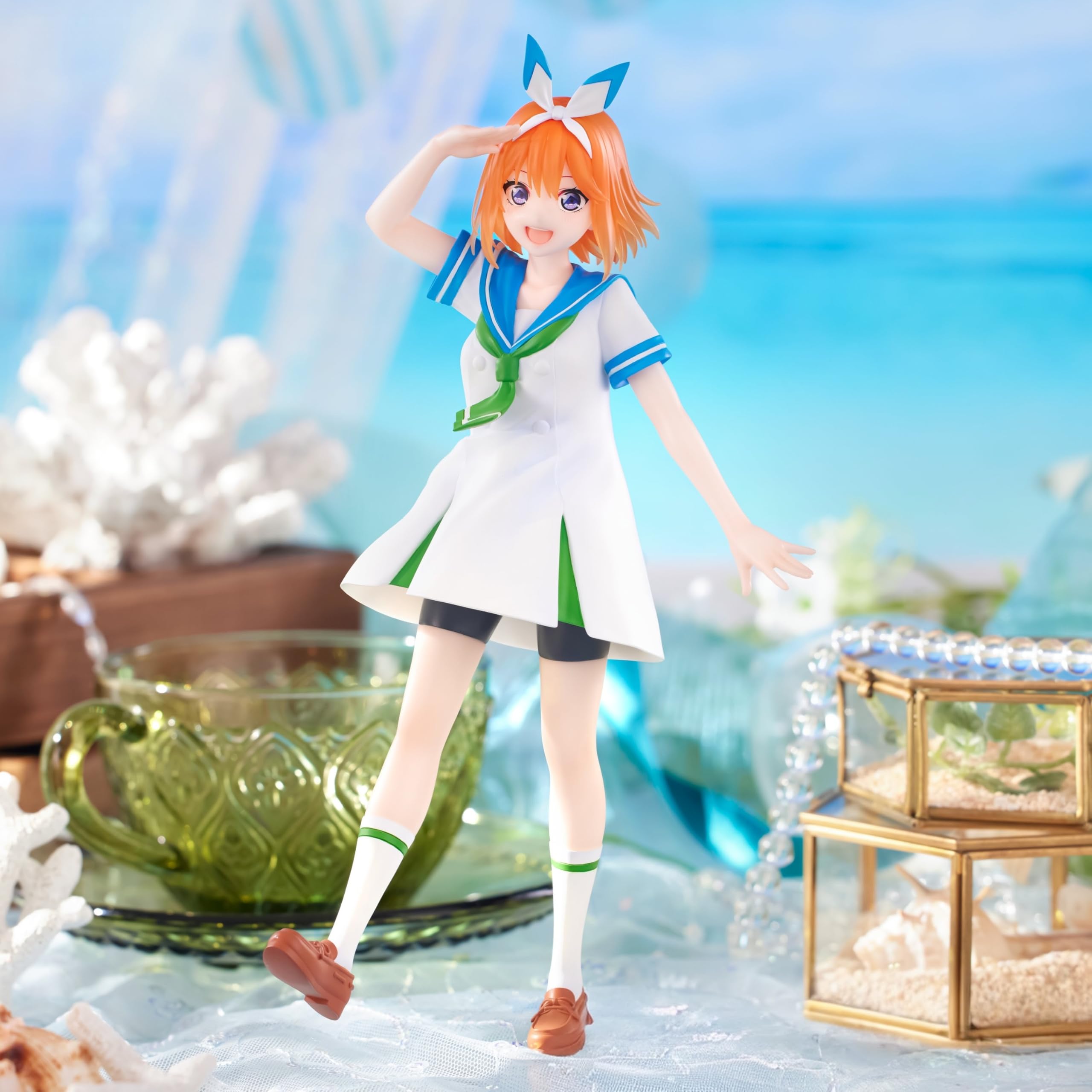 

Фигурка Накано Ёцуба Телевизионный Спецвыпуск Аниме Квинтэссенциальная Фигурка Пятерняшки Trio-Try-iT -Морской Образ-