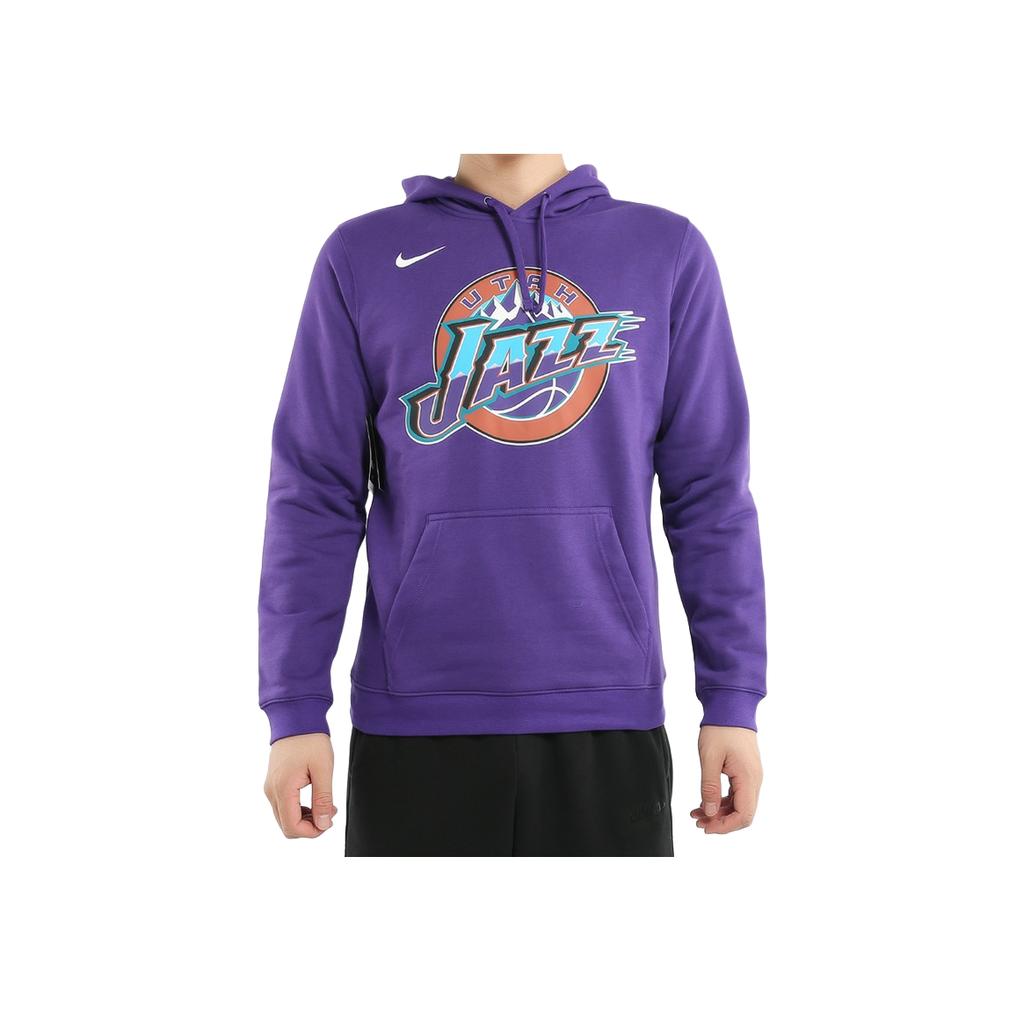 Nike NBA Klassisches Logo Utah Jazz Pullover Hoodie Herren Hoodie Lila CI4540-504