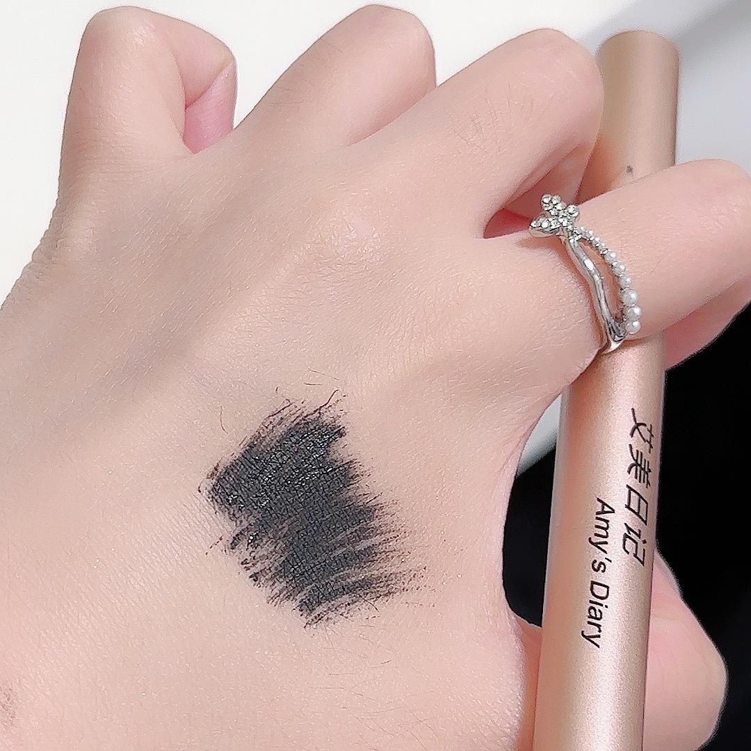 Mascara brush head waterproof, long-lasting slender curl, non-smudging, sweat-proof, dense and natural 1#black