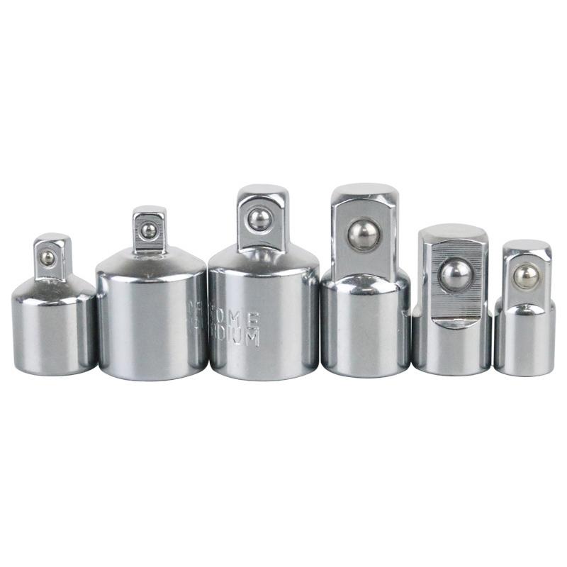 1/4" 3/8" 1/2" Ratchet Wrench Socket Converter Sleeve Head Adapter Chrome Vanadium Sleeve Drive Wrench Transform Joint