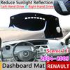 Car Dashmat Pad for Renault Scenic 2 II 2004~2009 2005 2006 Mat Dashboard Guard Cover Carpet Rug Anti-Slip Sunshade Accessories
