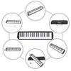37 Key Harmonica Melodica Wind Musical Instrument Air Piano Keyboard with Portable Carrying Bag for Adults Students