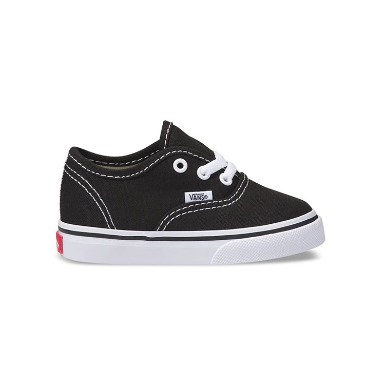 Vans Authentic Toddler Black White Baby Sneakers VN000ED9BLK
