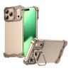 For iPhone 17 Pro Max Bumper Case Lens Kickstand Heat Dissipating Metal Corner Phone Cover