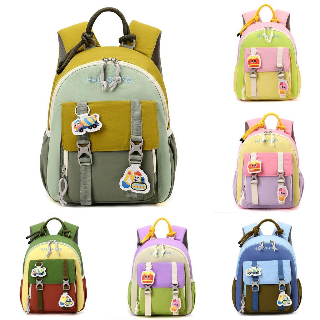 Childrens Nylon School Bag With Fun Colorblock Design And Loadreducing Features For Toddlers