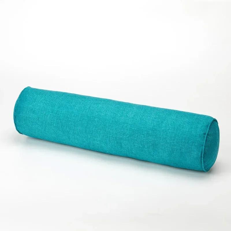 Long Pillow Inner Round Body Cushion Pad Rectangular Sleep Nap Pillow Imitation Cotton Linen Cushion Home Bedroom Accessories