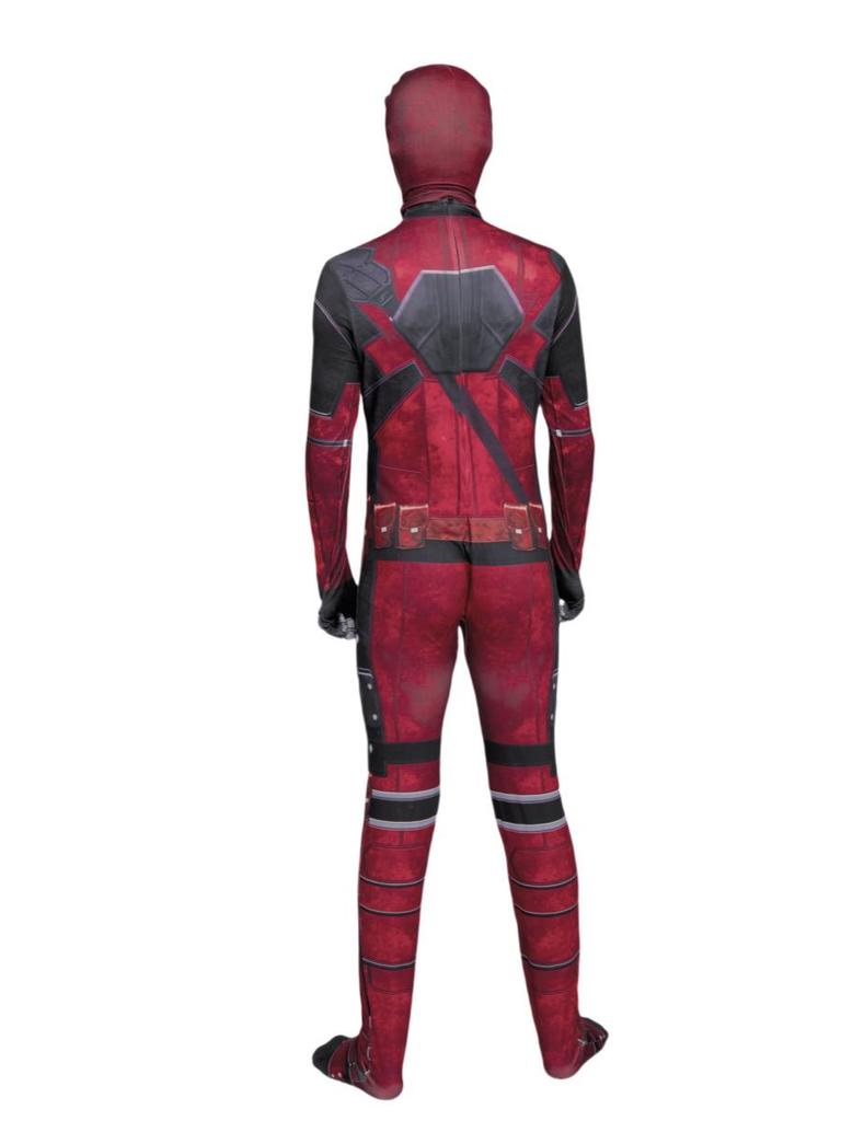 Deadpool Einteiler Bodysuit Kostüm für Kinder & Erwachsene - Halloween Cosplay Outfit