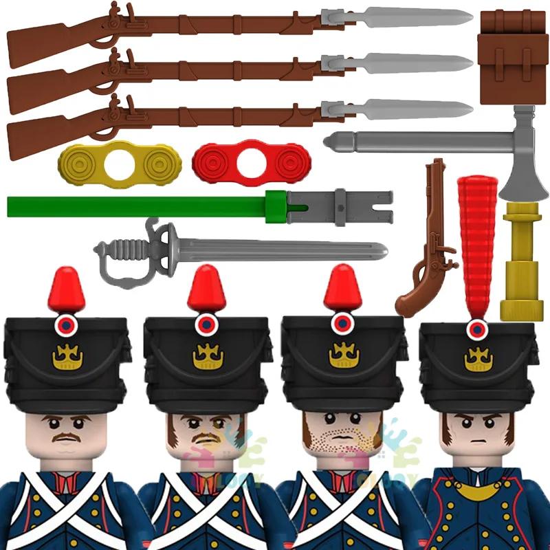 Дитячі Іграшки Наполеонівська Кавалерія Будівельні Блоки Військовий Кінь Сідло Солдати Міні Фігурки Іграшки Для Дітей Різдвяні Подарунки