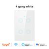EU/US Smart Switch Alexa RF433 No Neutral Tuya Control Works With Google 1/2/3 Gang Smart Life Home Light WiFi Touch Switches