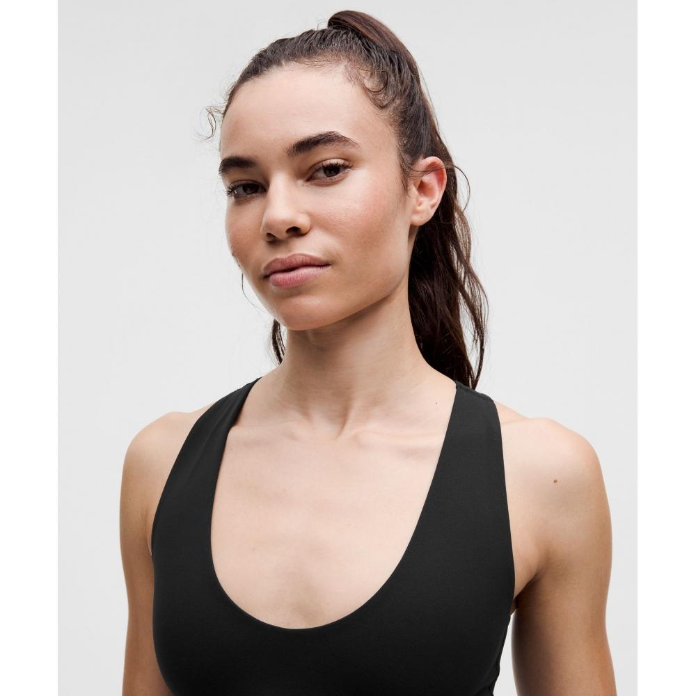 Lululemon Bend This SCoop And Cross BrA  Light Support  A C Cups blACk