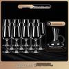 Ensemble de verres à vin rouge style européen avec carafe