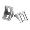 5pcs Aluminum Alloy L Shape Corner Bracket Right Angle Brace Fastener 40x40mm