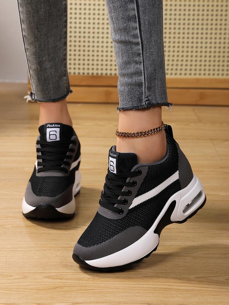 Women's shoes autumn and winter breathable thick-soled casual inner heightening shoes lightweight soft-soled sports shoes women's cotton shoes