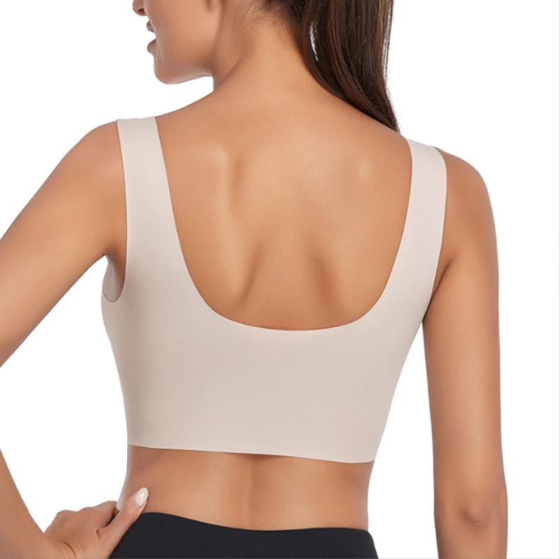 Seamless Women's Bras Large Size Supports Comfortable No Steel Ring Underwears Yoga Fitness Sleep Vest Bralette Sports Bralette