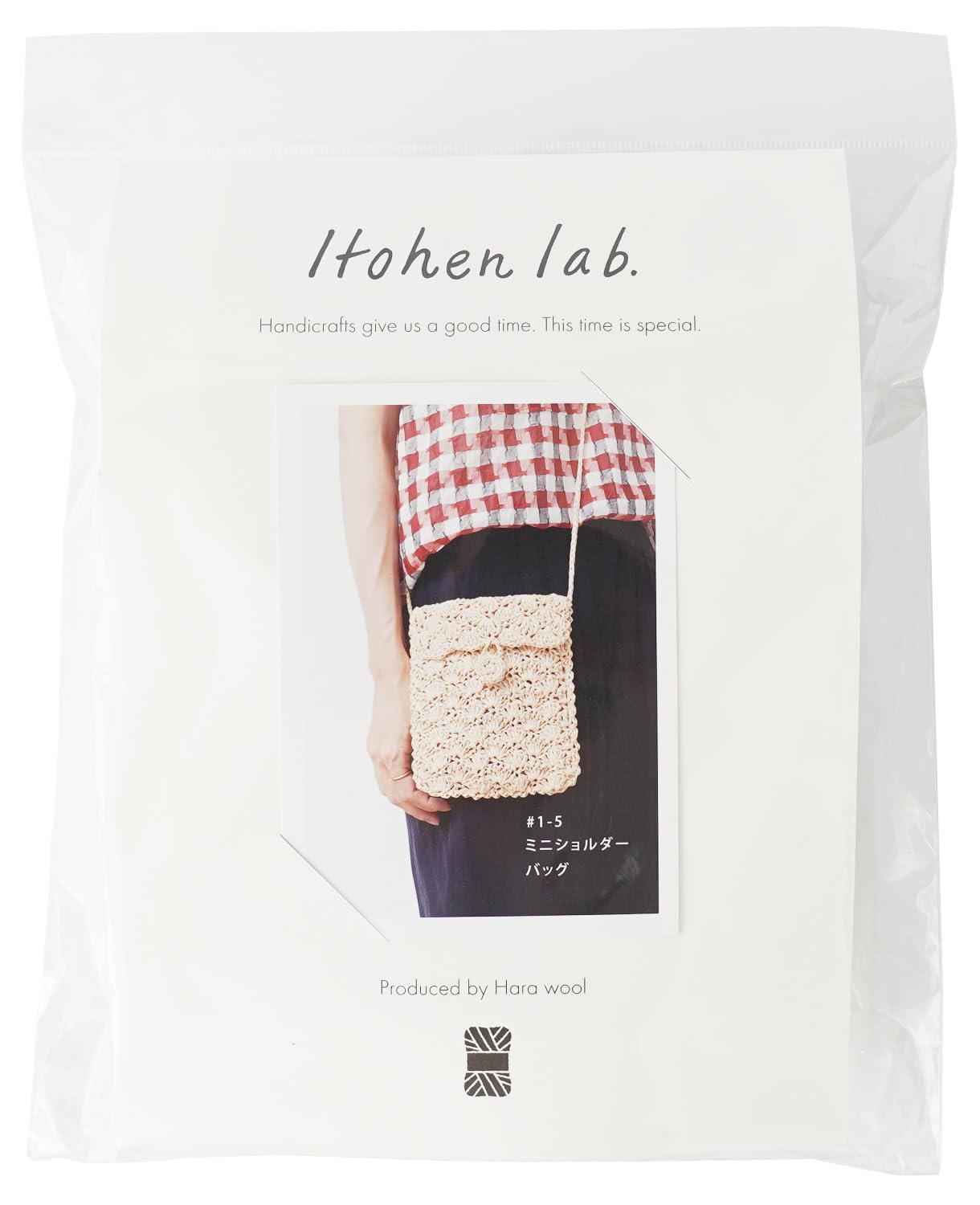 

Набор для вязания из необработанной шерсти «Вязаный червячок» #1-5 Набор для мини-сумки через плечо